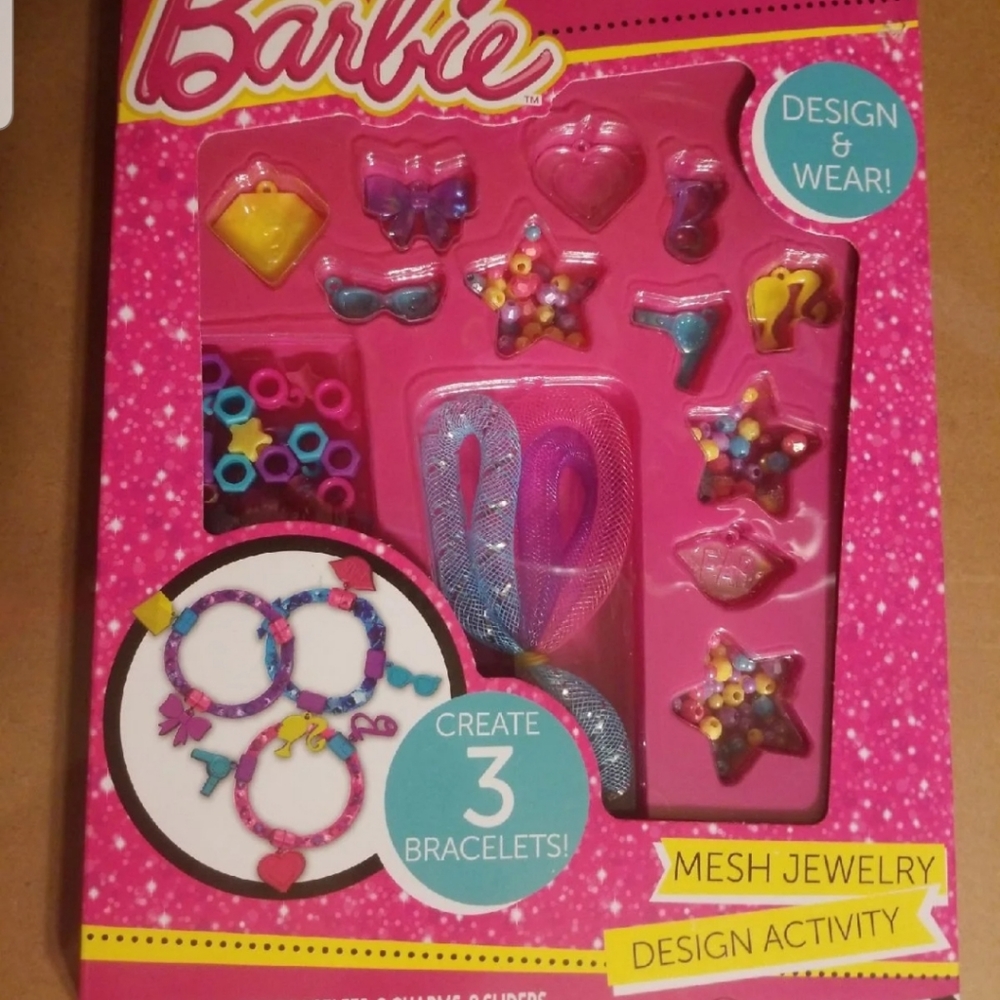 bnwt barbie diy kit